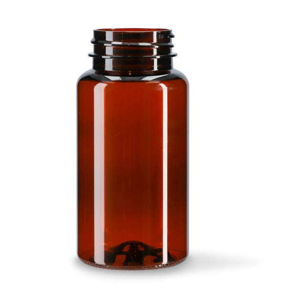 Bild von 150 ml PET-Runddose, braun, Gewinde 38/400