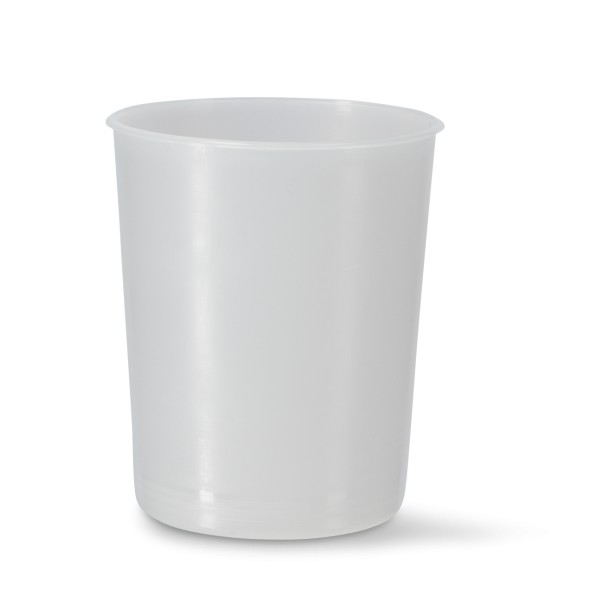 Bild von Konischer Messbecher 200 ml (HDPE, natur) mit Prellverschluss