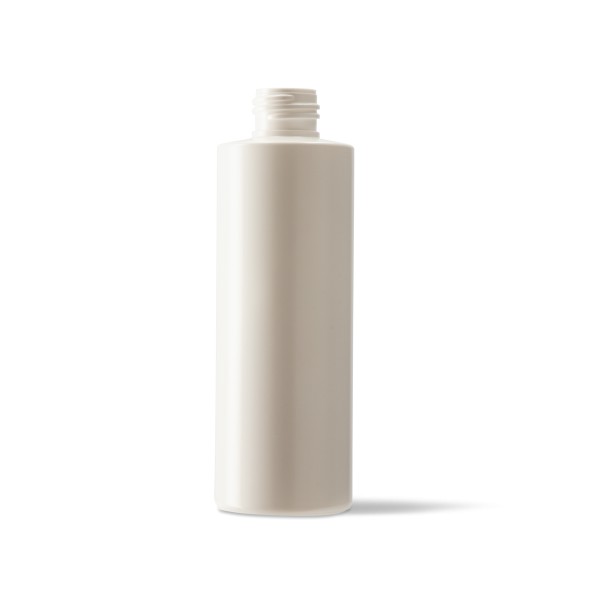 Bild von 200 ml rHDPE Rundflasche, weiß, Gewinde 24/410