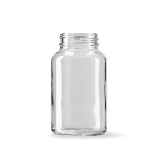 Bild von Tablettenglas 200 ml, klar, rund mit Gewinde 45/400