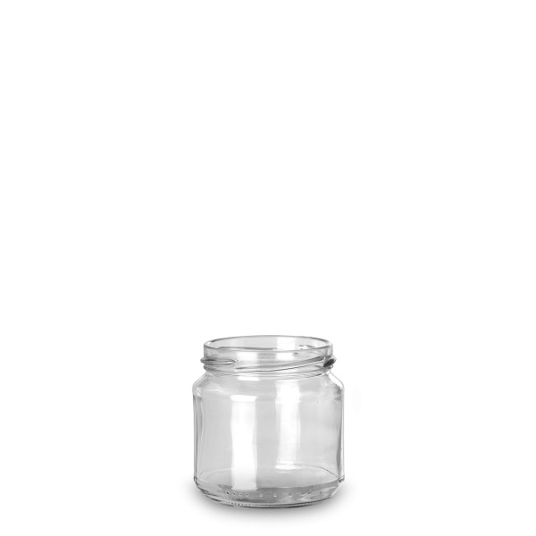 Bild von Einmachglas rund 210 ml (Klarglas) mit TO66-Gewinde