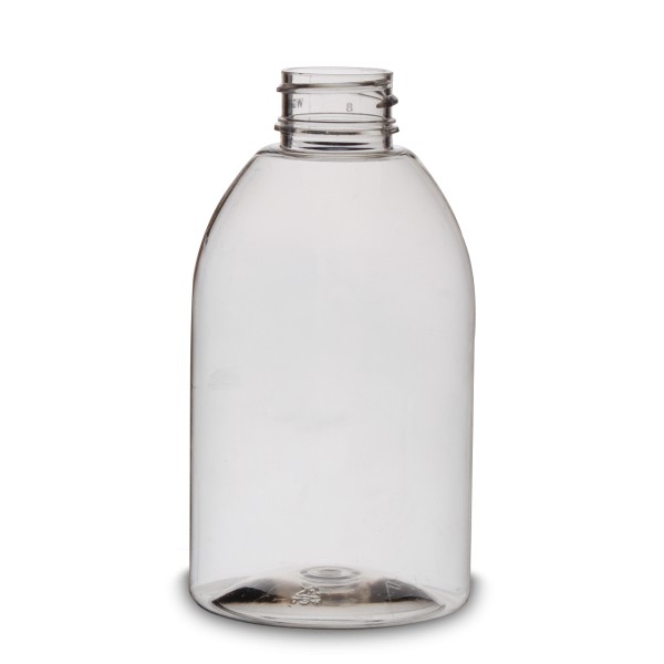 Bild von Boston-Round PET-Flasche 250 ml klar, Gewinde 28/410