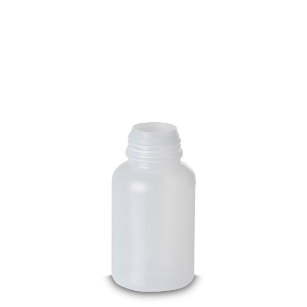 Bild von Weithals-Laborflasche 250 ml, LDPE natur, rund, Gewinde ND40