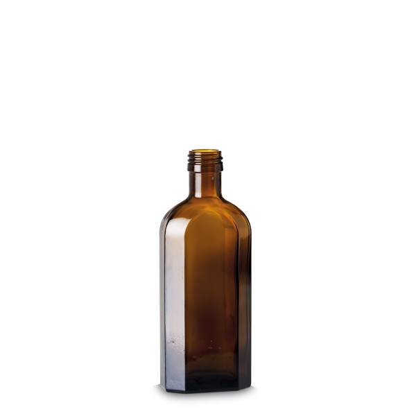 Bild von Meplatflasche aus Braunglas, 250 ml, Gewinde PP28