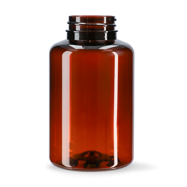 Bild von PET-Runddose 250 ml, braun (Gewinde 38/400)