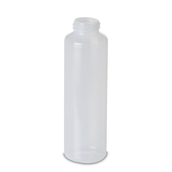 Bild von 250 ml LDPE Rundflasche natur, zylindrisch, Gewinde 32 (ND)