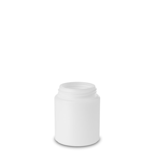 Bild von Weithalsdose HDPE natur 250 ml, rund mit Gewinde ND 60