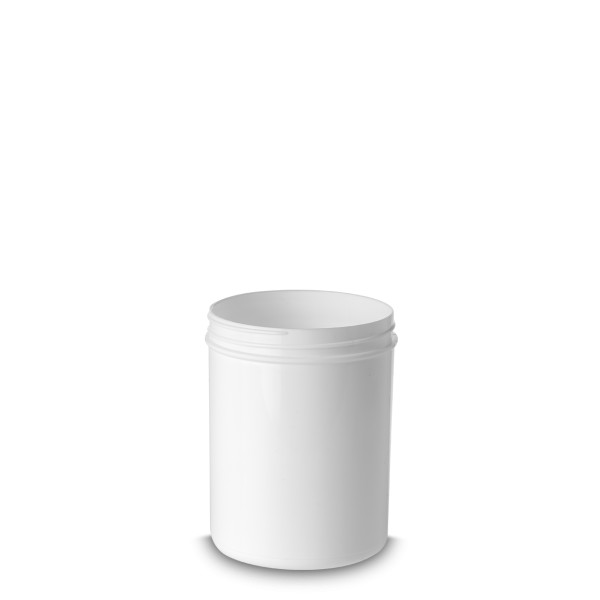 Bild von PP Zylinderdose 250 ml, weiß, Gewinde RD65
