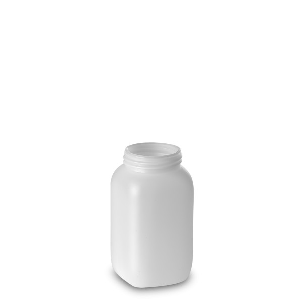 Bild von Eckige HDPE-Chemikalienflasche 320 ml (315 ml) natur, RD50