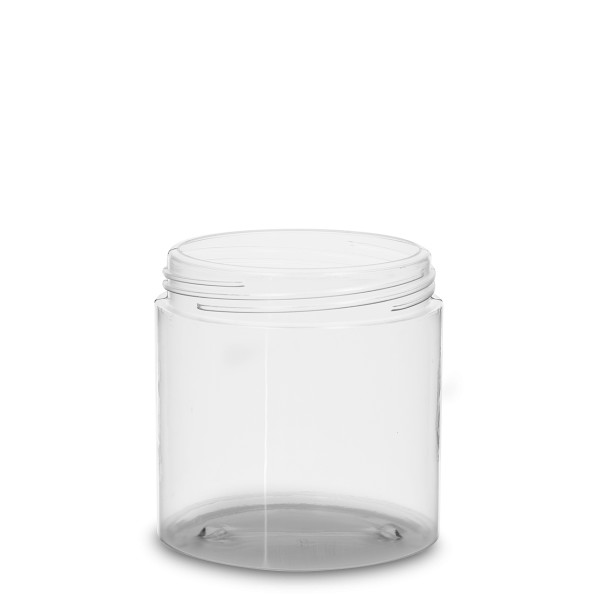 Bild von Weithalsdose PET‑G 500 ml klar, Gewinde RD 93 (zylindrisch)