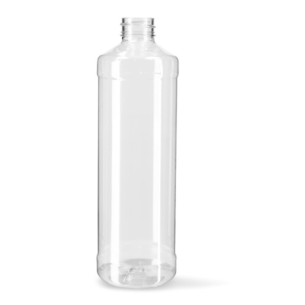 Bild von Klar PET-Rundflasche 500 ml — zylindrisch, Gewinde 28/410