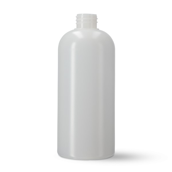 Bild von 500 ml Rundflasche aus rHDPE, natur — Gewinde 28/410 (35 g)