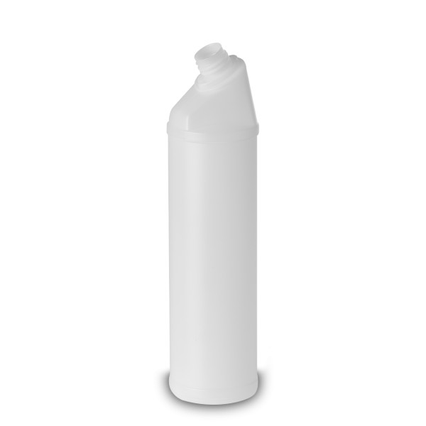 Bild von HDPE Schräghalsflasche 750 ml natur, rund, ND25