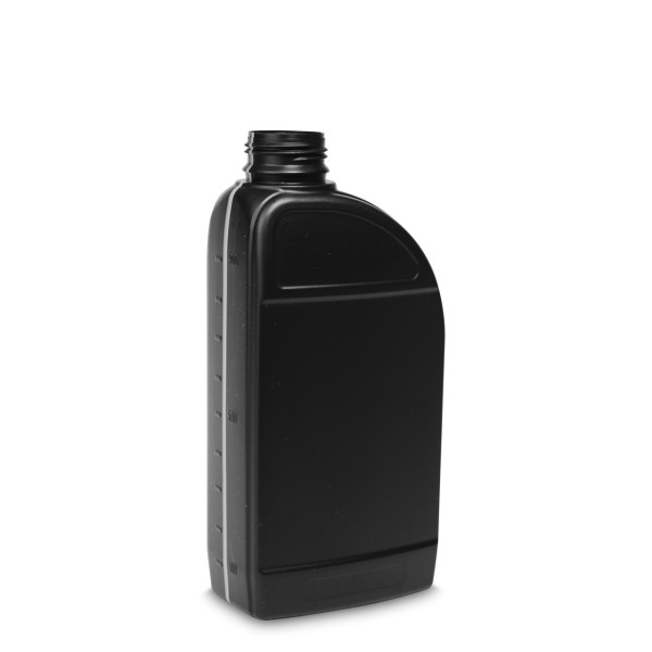 Bild von 1 L Ölflasche aus HDPE, schwarz – Gewinde OV 38