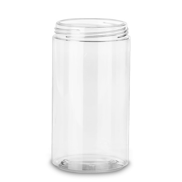 Bild von Weithalsdose PET‑G 1000 ml klar, zylindrisch, Gewinde RD 93
