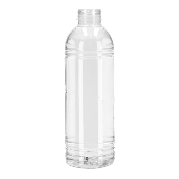 Bild von 1000 ml Rundflasche klar (5% rPET) – Gewinde 38-3
