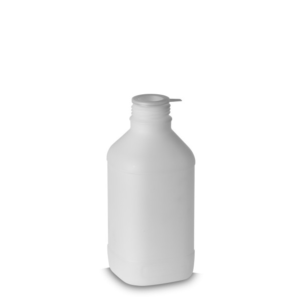 Bild von UN-Flasche 1.000 ml HDPE natur, rund, Gewinde RD 45 (UN-zugelassen)