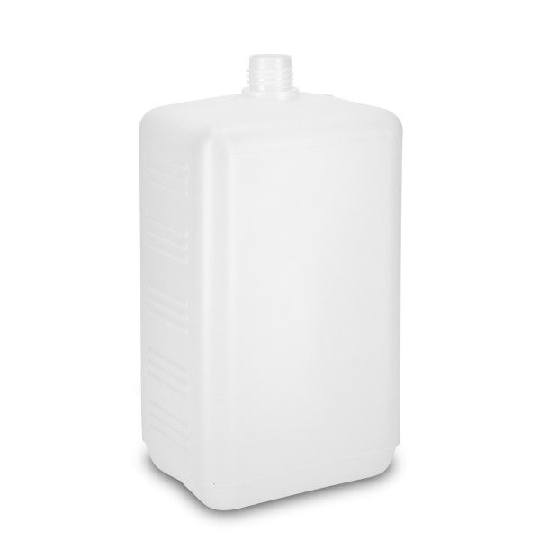 Bild von 2000 ml HDPE-Vierkantflasche natur, RD25 Gewinde, rechteckig