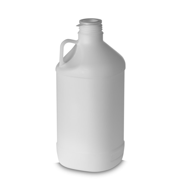 Bild von 2,5 L UN-HDPE-Griffflasche natur, rund, ND45 (2500 ml)
