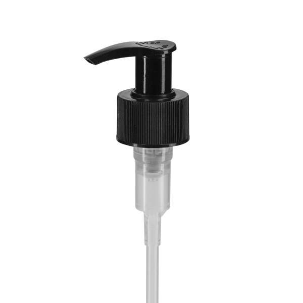 Bild von Cremespender schwarz | PP-Pumpe Gewinde 28/410, Steigrohr 100 mm