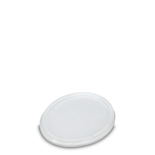 Bild von Ovaler Deckel für 5,5 L Eimer aus PP, weiß (Typ DOC 0550 P F00)