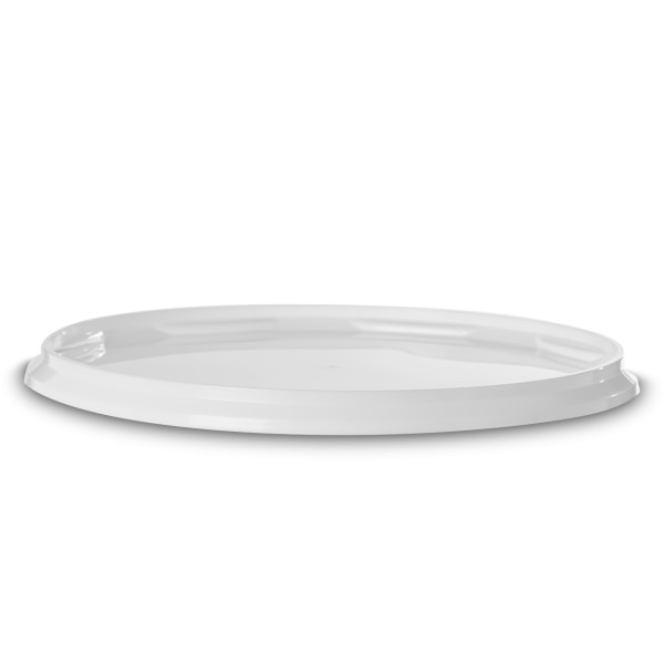 Bild von Runder PP-Deckel für 30‑Liter Hobbock, weiß (wasserdichte Prellverschluss-Ausführung)
