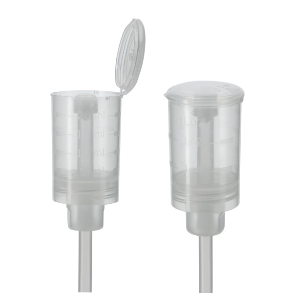 Bild von Dosiersystem Modell 512 – 20 ml, PP natur, 270 mm Länge, Gewinde ND28