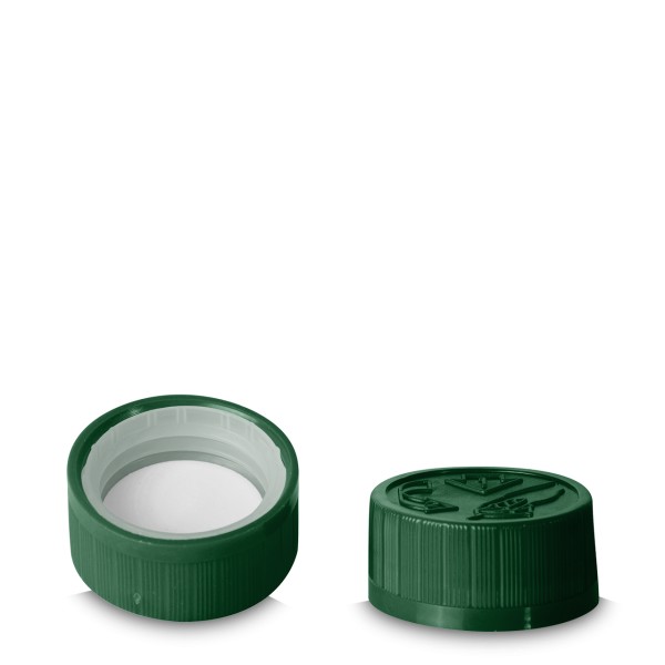 Bild von Drück & Drehverschluss ND 28, dunkelgrün (HDPE)