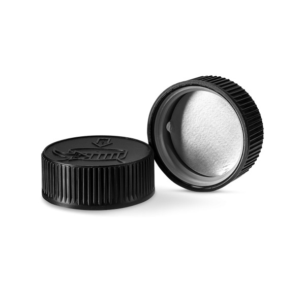 Bild von Drück‑Dreh‑Verschluss 38/400, PP schwarz mit IHS‑Liner