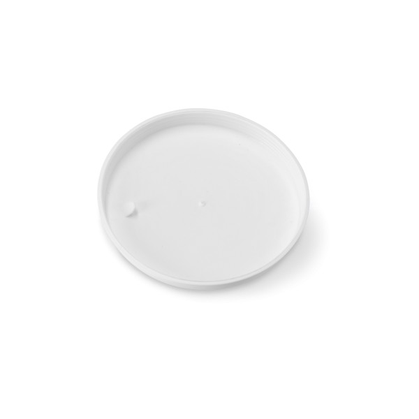 Bild von Runder Einlegedeckel 90 mm, weiß (HDPE) für Schraubdosen