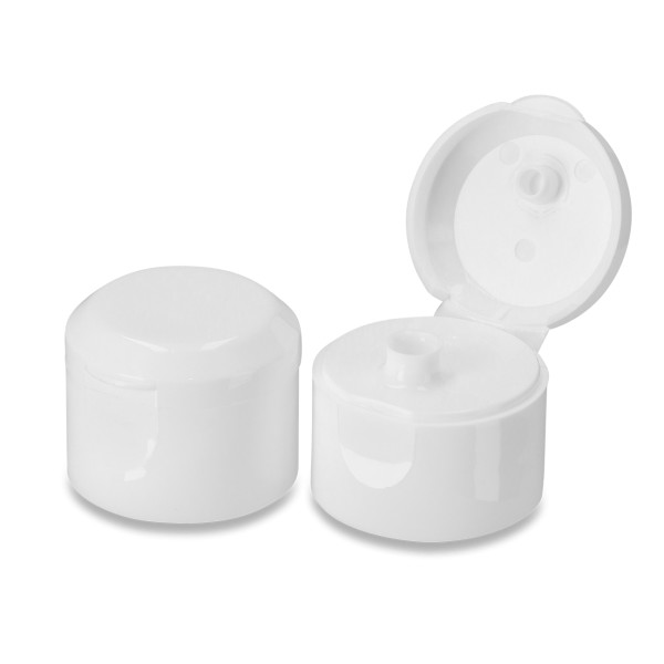 Bild von Klappscharnierverschluss PP 28/410 — 3 mm Ausguss, weiß (Typ 2274)