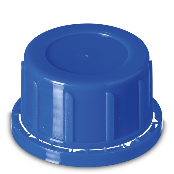 Bild von Originalitätskappe aus PP, blau, Gewinde GL 45 für Glasflaschen