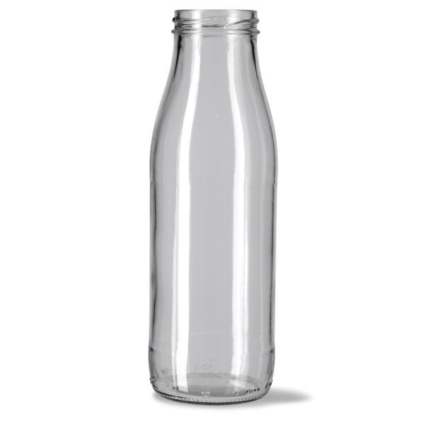 Bild von Klarglas-Saftflasche 500 ml mit TO48 Twist‑Off-Gewinde