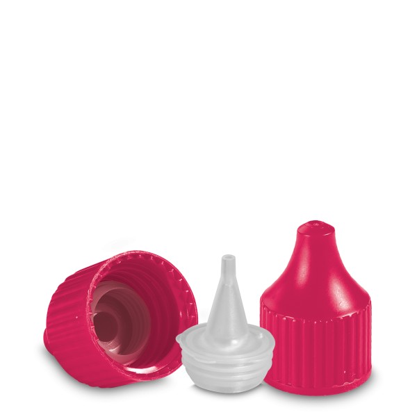 Bild von Magenta Spritzverschluss aus PP für Gewinde RD 18 (Enteiserverschluss)