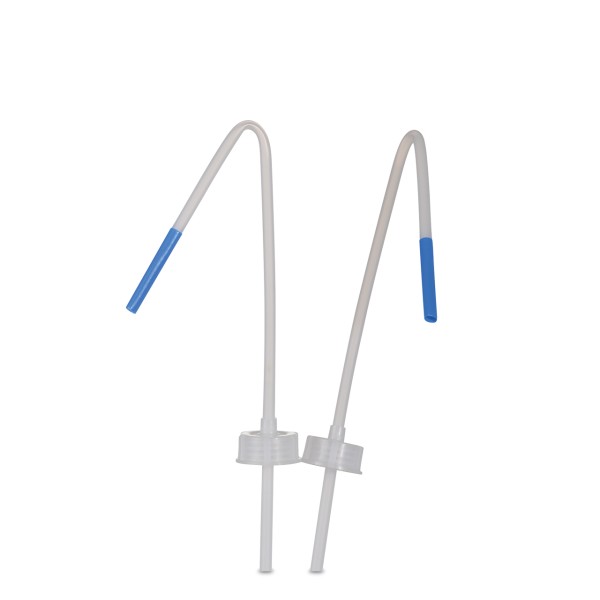 Bild von Spritzverschluss ND 28, LDPE, weiß/natur (mit Steigrohr & Kappe)