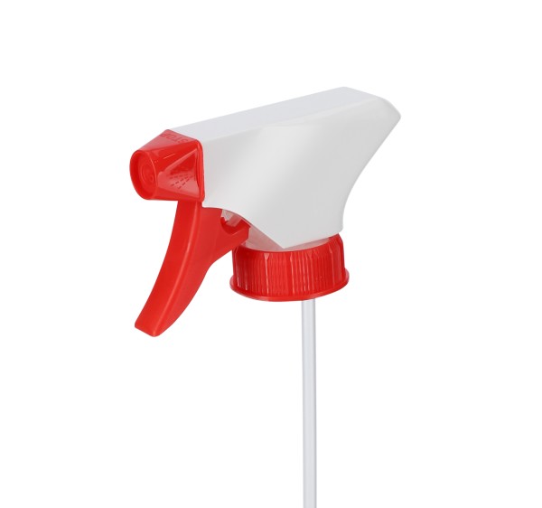 Bild von PP-Sprühpistole weiß/rot – APTP Softline, 28 mm Gewinde, 219 mm Steigrohr