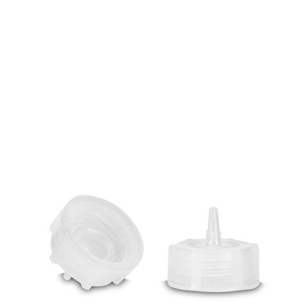 Bild von Tropfverschluss aus LDPE, natur – RD 28 Gewinde