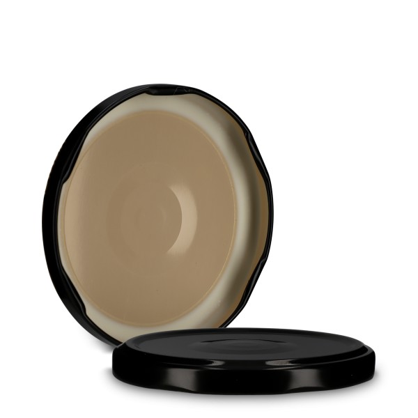 Bild von 82 mm Twist-Off-Deckel aus Weißblech, schwarz (TO 82)