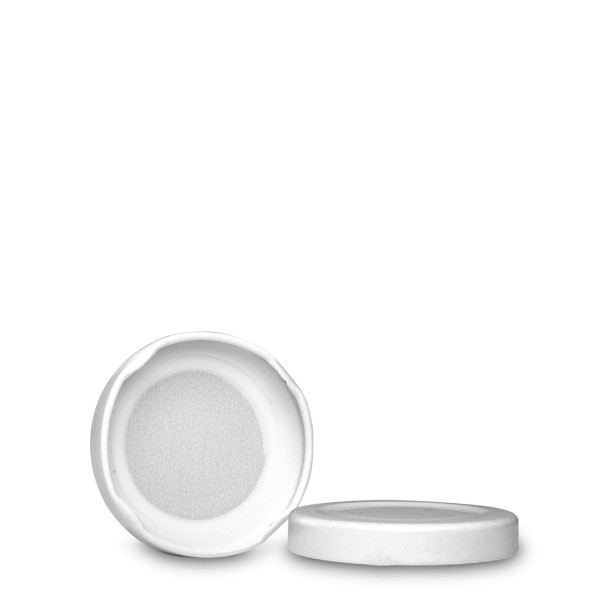 Bild von Twist-Off Verschluss 48 mm, Weißblech weiß (TO 48)