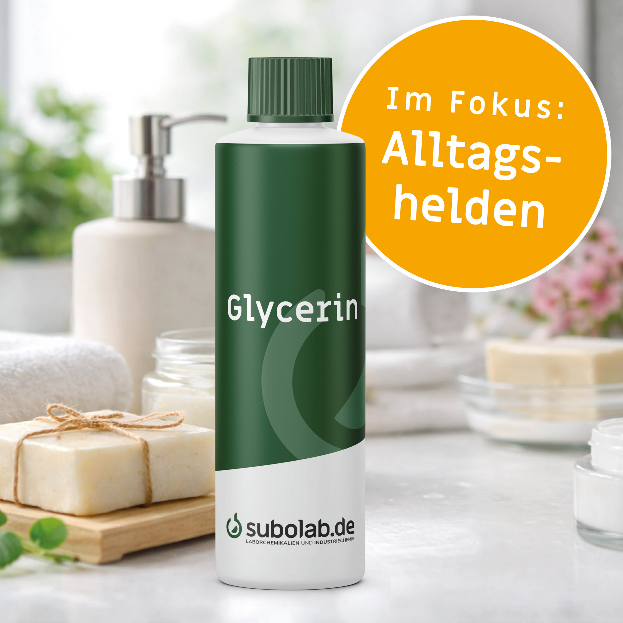 Bild von Glycerin (Glycerol, Propantri-1,2,3,-ol) 99,5 % rein pflanzlich, PHEUR, USP, BP