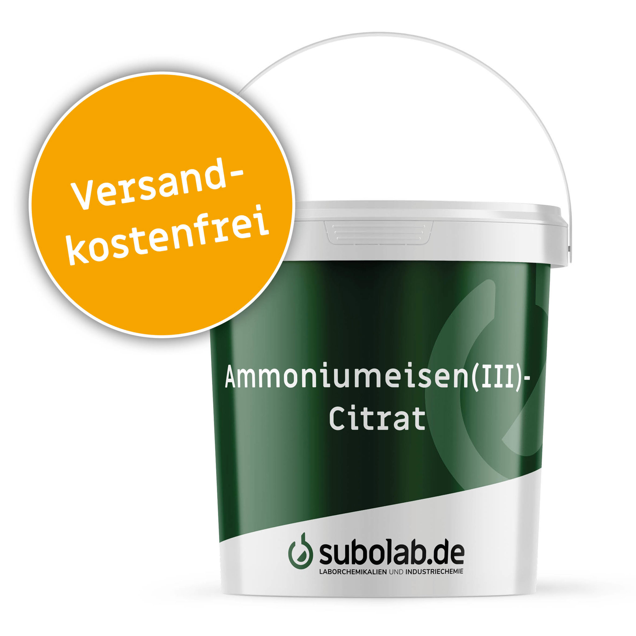 Bild von Ammoniumeisen-(III)-citrat (Cyanotopie grün, Ammoniumeisencitrat), 14,5/16 % Fe