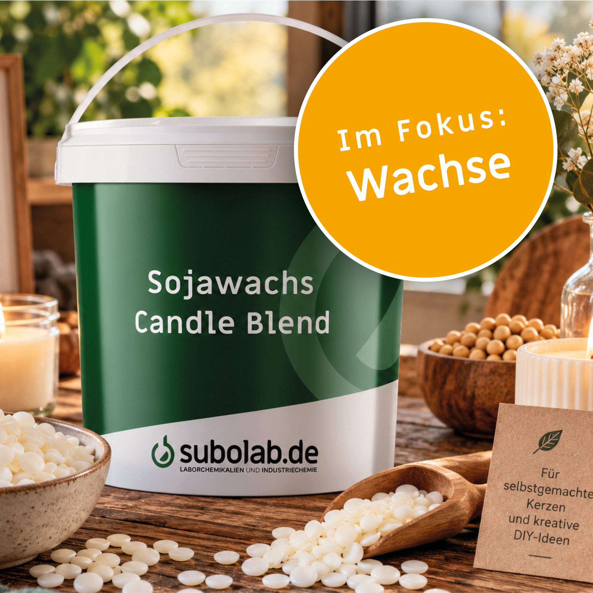 Bild von Sojawachs Candle Blend
