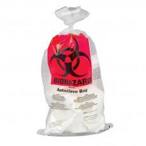 Bild von Vernichtungsbeutel PP, 400x780mm, BIOHAZARD bedruckt, Pack à 500