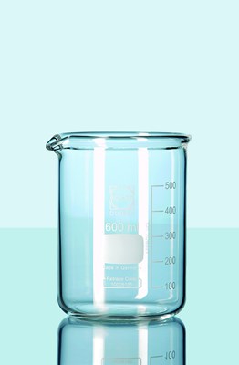 Bild von Super Duty Becherglas, 250 ml, getoolter Rand, niedrige Form mit Ausguss