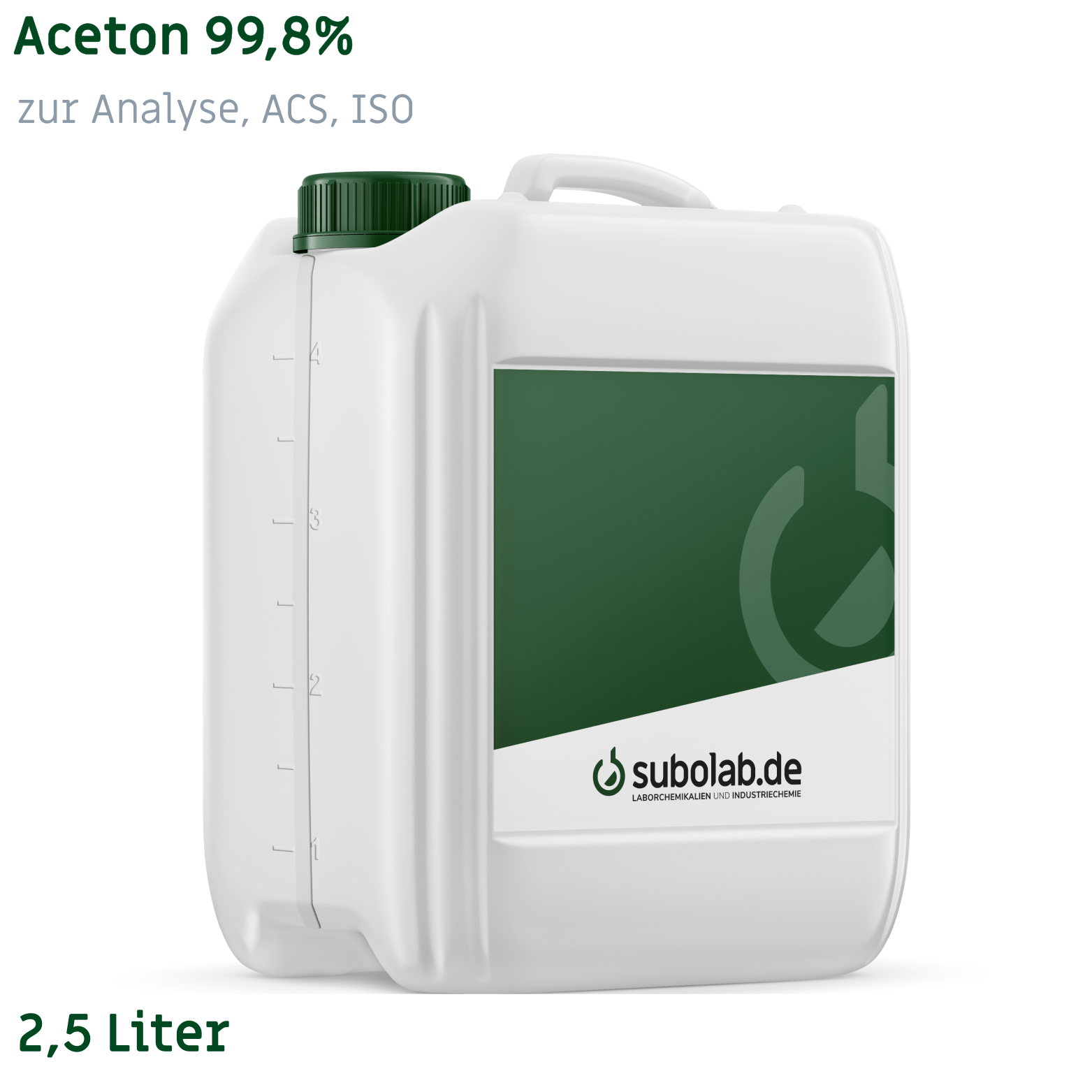 Bild von Aceton 99,8% zur Analyse, ACS, ISO (2,5 Liter)