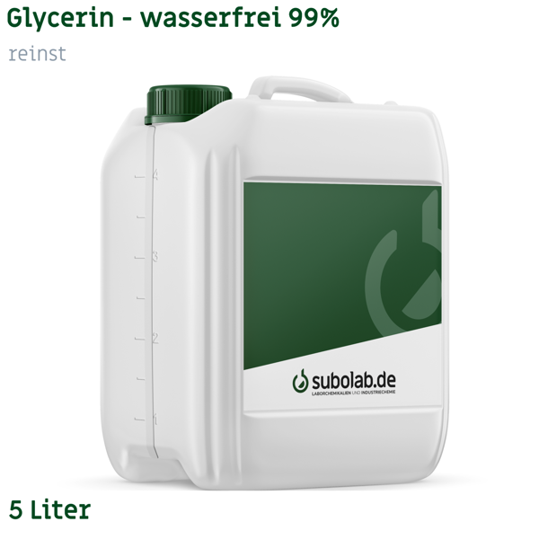 Bild von Glycerin - wasserfrei 99% reinst (5 Liter)