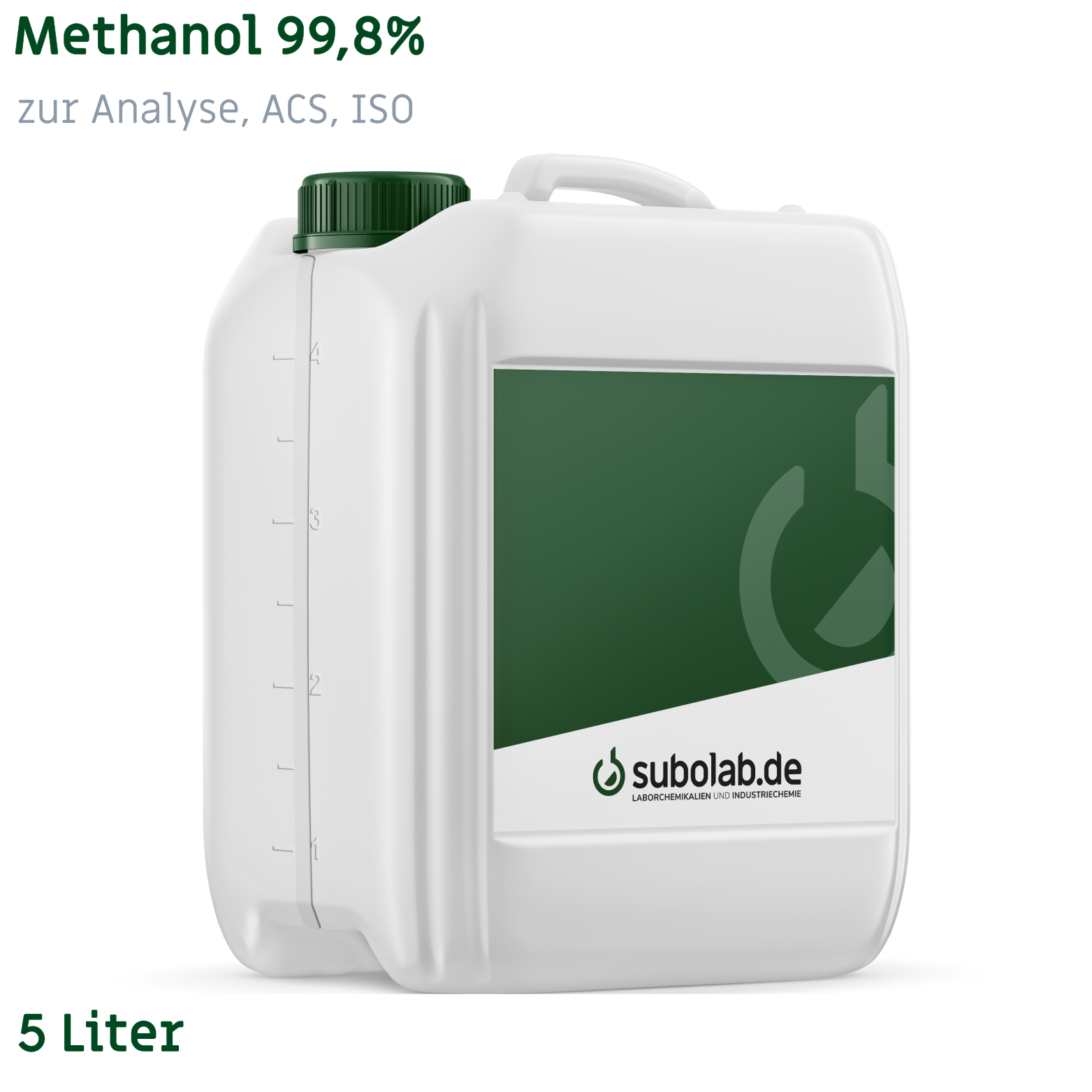 Bild von Methanol 99,8% zur Analyse, ACS, ISO (5 Liter)