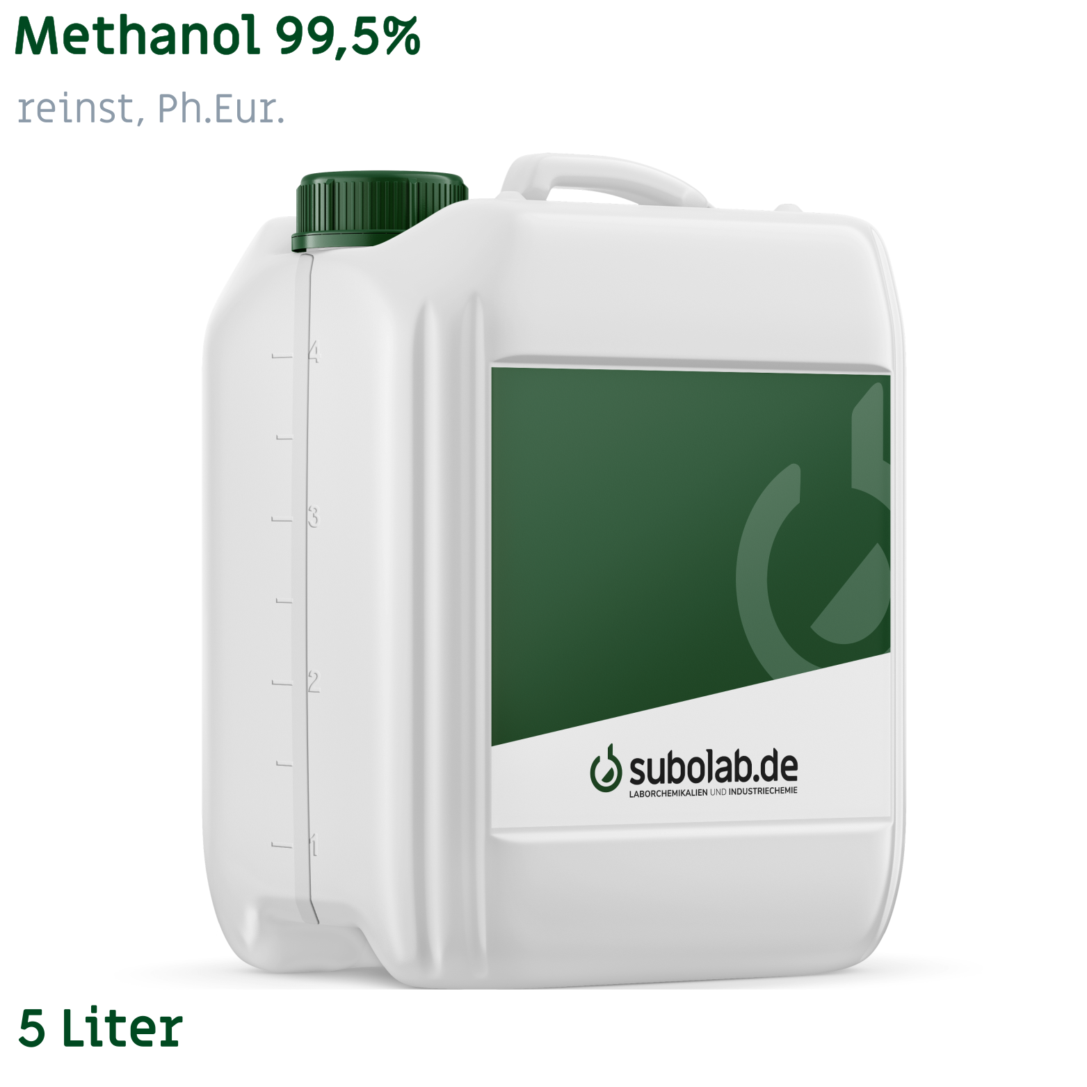 Bild von Methanol 99,5% reinst, Ph.Eur. (5 Liter)