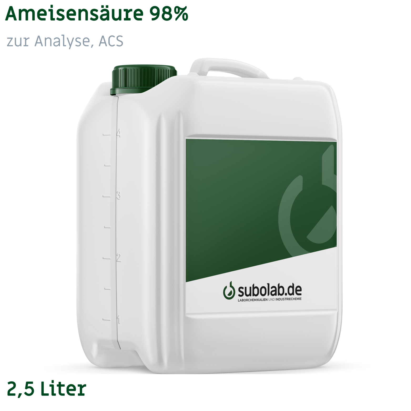 Bild von Ameisensäure 98% zur Analyse, ACS (2,5 Liter)