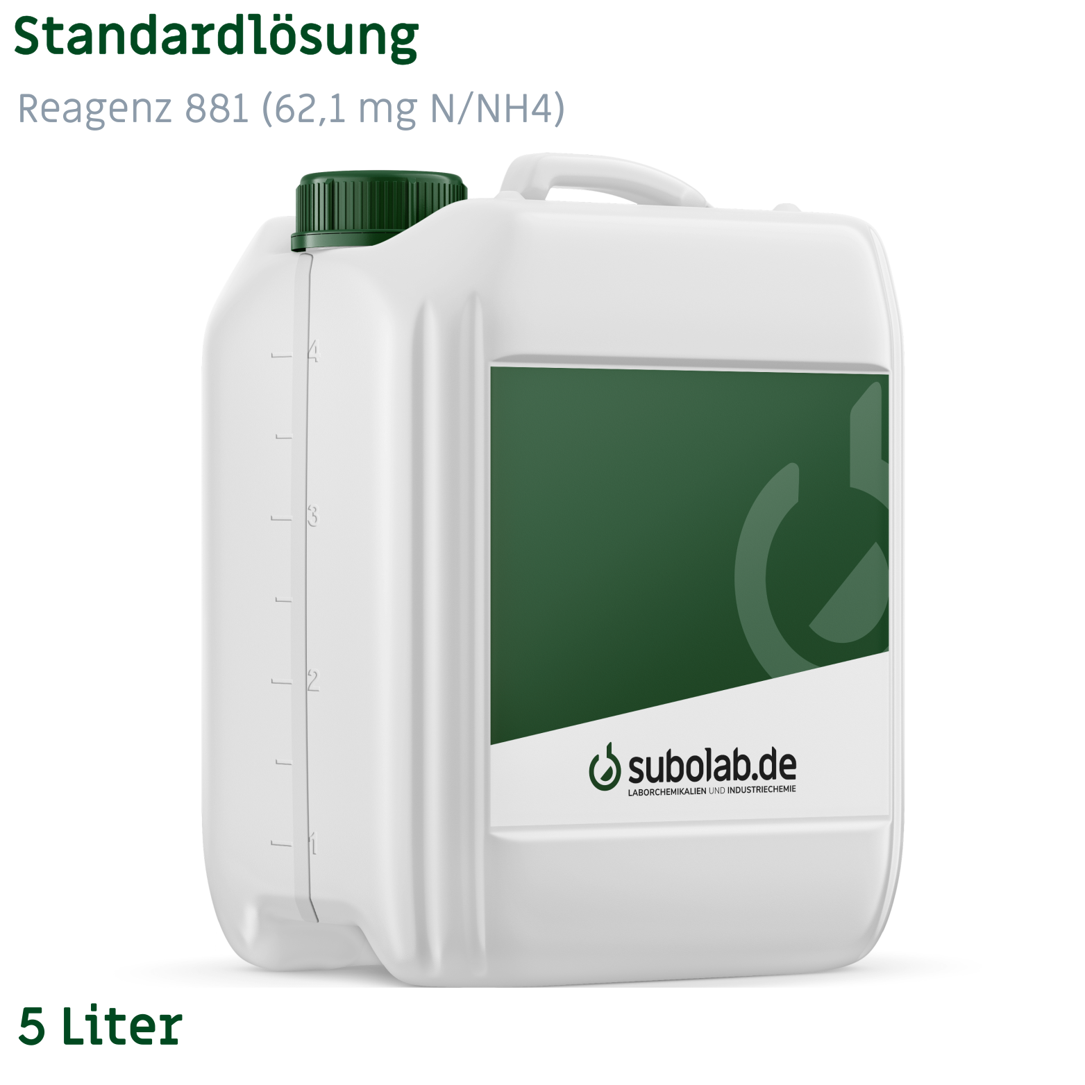 Bild von Standardlösung Reagenz 881 (62,1 mg N/NH4) (5 Liter)